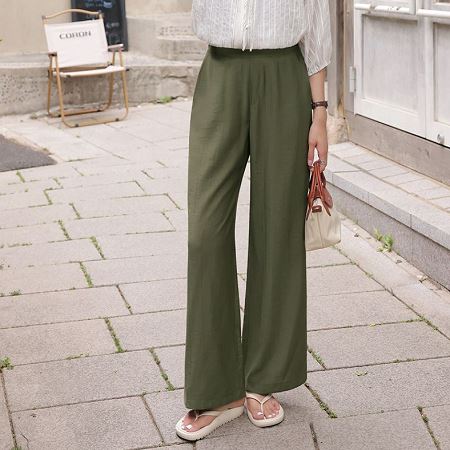 An array of Dongdaemum Women’s Pants, embodying the versatility of Korean fashion.