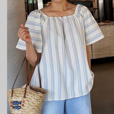 Dongdaemum Women’s Shirts, Tops & T-Shirts, a testament to the elegance and quality of wholesale Korean fashion.