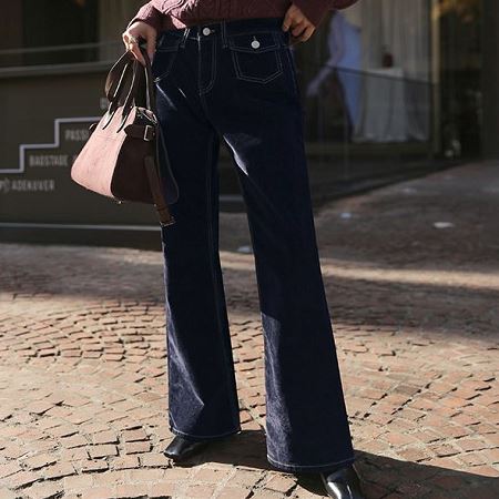 An array of Dongdaemum Women’s Pants, embodying the versatility of Korean fashion.