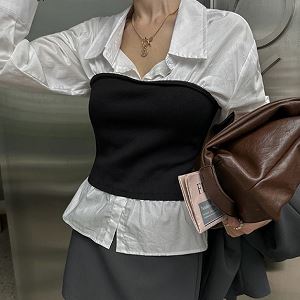 Dongdaemum Women’s Shirts, Tops & T-Shirts, a testament to the elegance and quality of wholesale Korean fashion.