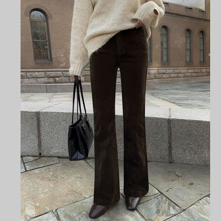 An array of Dongdaemum Women’s Pants, embodying the versatility of Korean fashion.