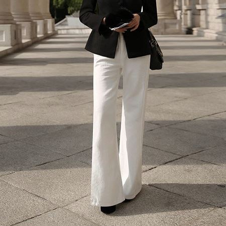 An array of Dongdaemum Women’s Pants, embodying the versatility of Korean fashion.