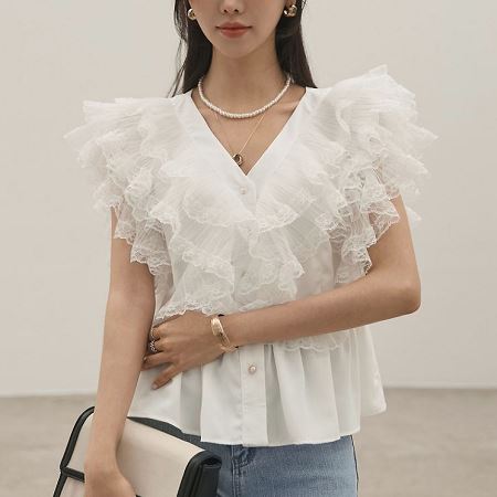 A selection of Dongdaemum Women’s Shirts & Tops, showcasing the best of Korean fashion.