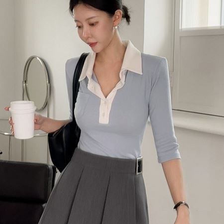 Dongdaemum Women’s Shirts, Tops & T-Shirts, a testament to the elegance and quality of wholesale Korean fashion.