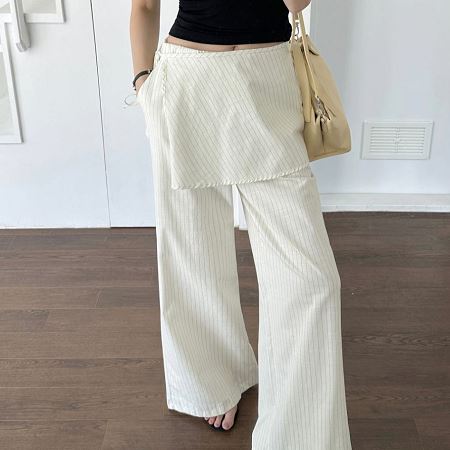 An array of Dongdaemum Women’s Pants, embodying the versatility of Korean fashion.