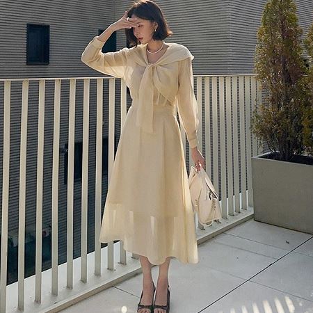 A collection of Dongdaemum Women’s Dresses, encapsulating the charm of Korean fashion.