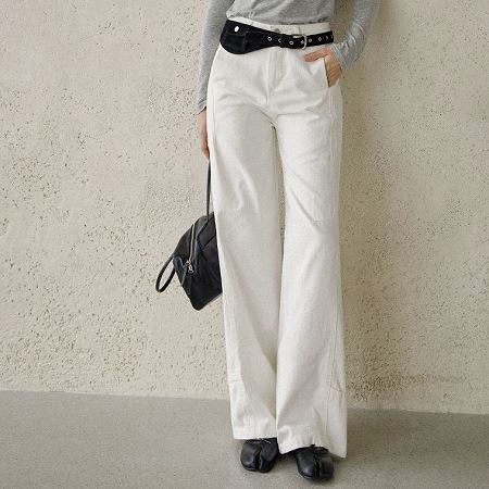 An array of Dongdaemum Women’s Pants, embodying the versatility of Korean fashion.