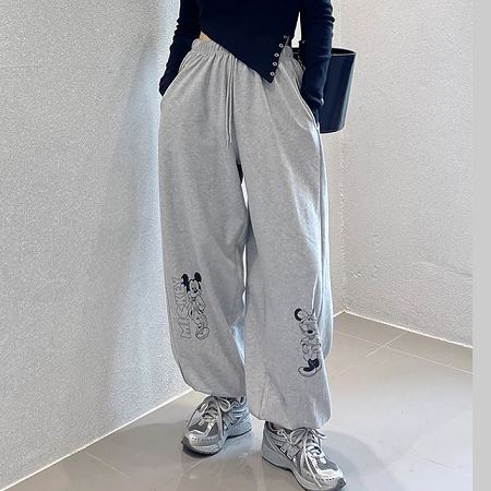 An array of Dongdaemum Women’s Pants, embodying the versatility of Korean fashion.