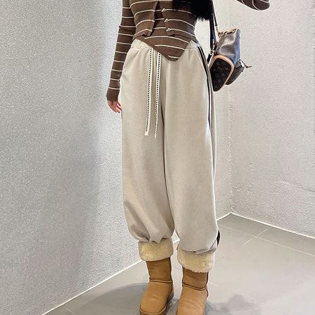 An array of Dongdaemum Women’s Pants, embodying the versatility of Korean fashion.