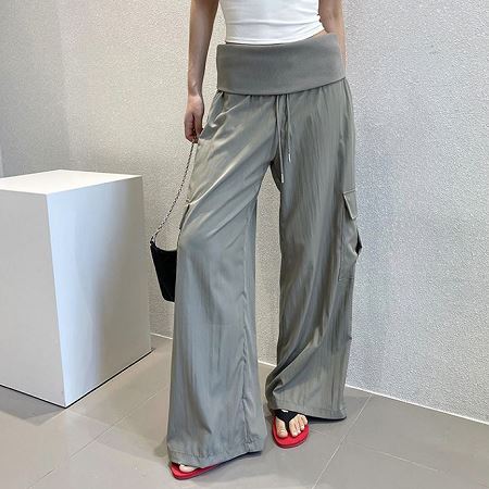 An array of Dongdaemum Women’s Pants, embodying the versatility of Korean fashion.