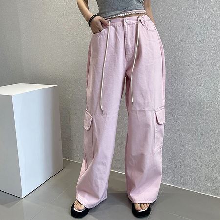 An array of Dongdaemum Women’s Pants, embodying the versatility of Korean fashion.