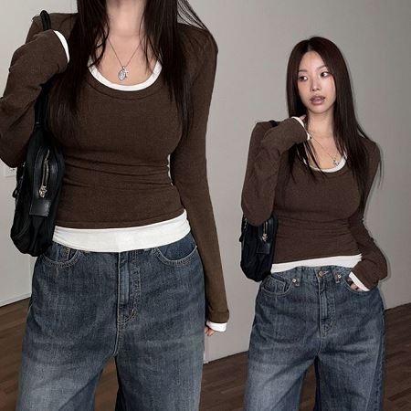 Dongdaemum Women’s Shirts, Tops & T-Shirts, a testament to the elegance and quality of wholesale Korean fashion.