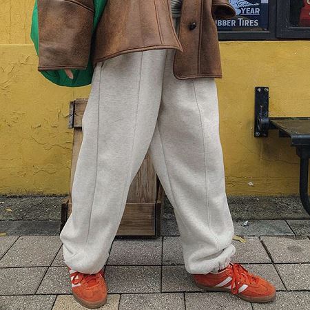 An array of Dongdaemum Women’s Pants, embodying the versatility of Korean fashion.