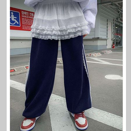 An array of Dongdaemum Women’s Pants, embodying the versatility of Korean fashion.