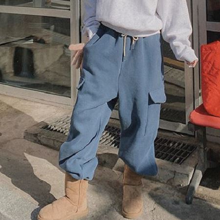 An array of Dongdaemum Women’s Pants, embodying the versatility of Korean fashion.