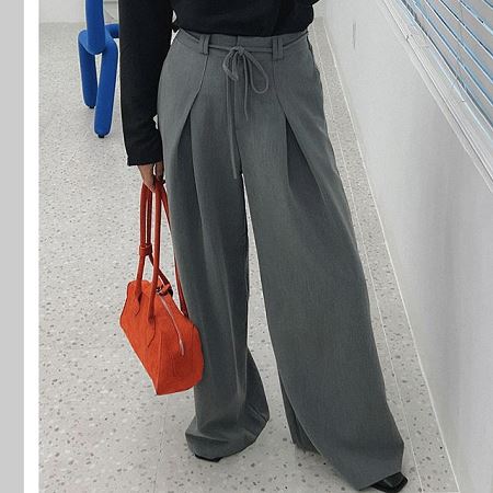 An array of Dongdaemum Women’s Pants, embodying the versatility of Korean fashion.