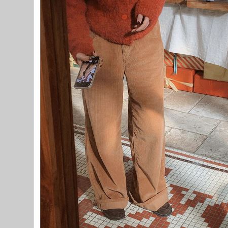 An array of Dongdaemum Women’s Pants, embodying the versatility of Korean fashion.