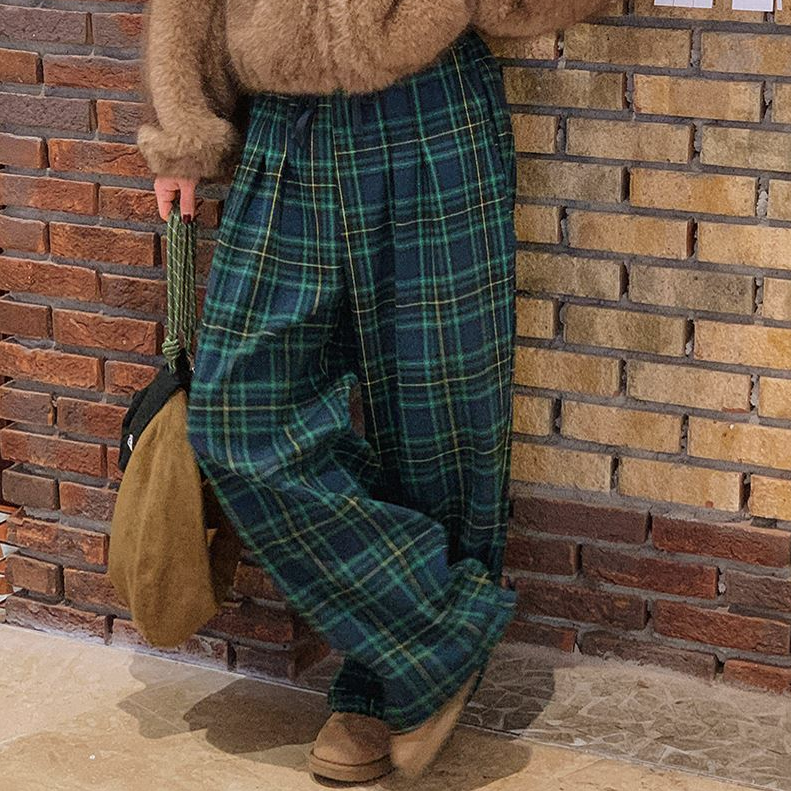 An array of Dongdaemum Women’s Pants, embodying the versatility of Korean fashion.