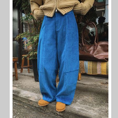 An array of Dongdaemum Women’s Pants, embodying the versatility of Korean fashion.