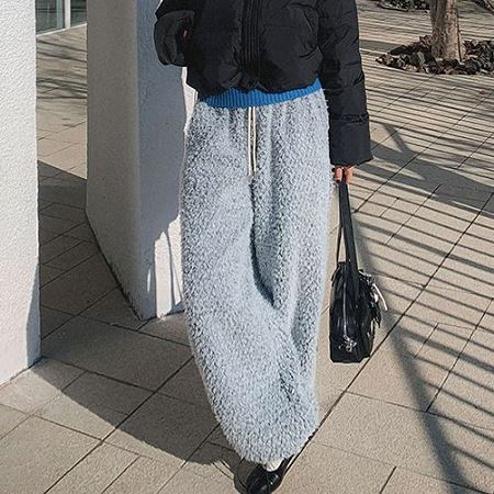 An array of Dongdaemum Women’s Pants, embodying the versatility of Korean fashion.