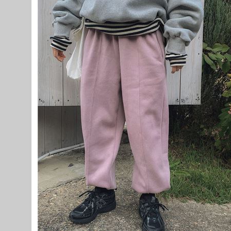 An array of Dongdaemum Women’s Pants, embodying the versatility of Korean fashion.