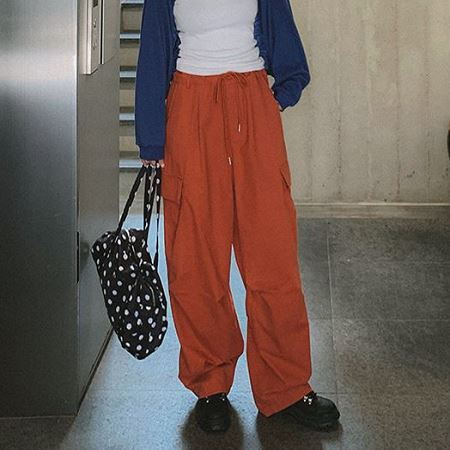 An array of Dongdaemum Women’s Pants, embodying the versatility of Korean fashion.