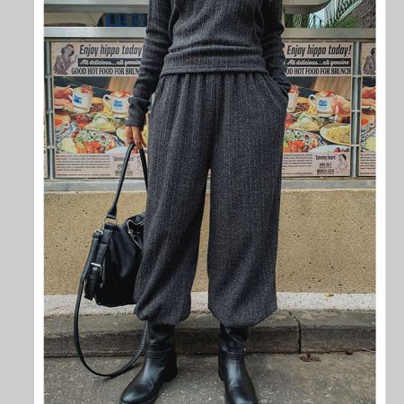 An array of Dongdaemum Women’s Pants, embodying the versatility of Korean fashion.