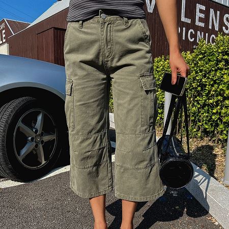 An array of Dongdaemum Women’s Pants, embodying the versatility of Korean fashion.