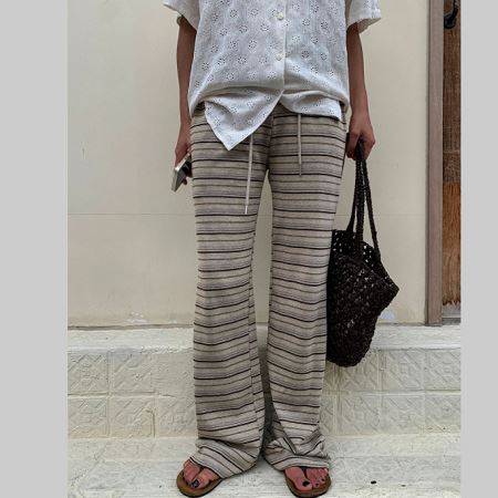 An array of Dongdaemum Women’s Pants, embodying the versatility of Korean fashion.