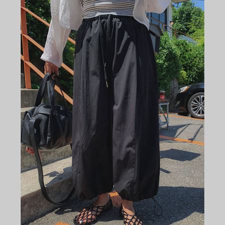 An array of Dongdaemum Women’s Pants, embodying the versatility of Korean fashion.