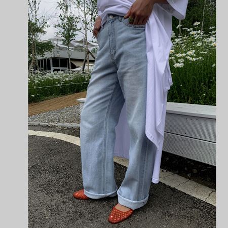 An array of Dongdaemum Women’s Pants, embodying the versatility of Korean fashion.