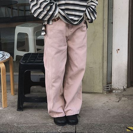 An array of Dongdaemum Women’s Pants, embodying the versatility of Korean fashion.