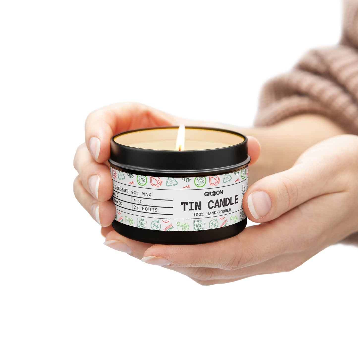 Tin Candles in 4oz and 8oz - Our Green Responsibility