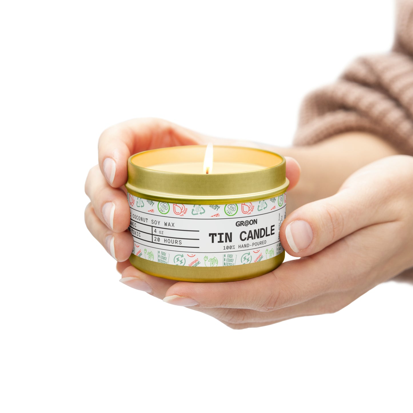 Tin Candles in 4oz and 8oz - Our Green Responsibility