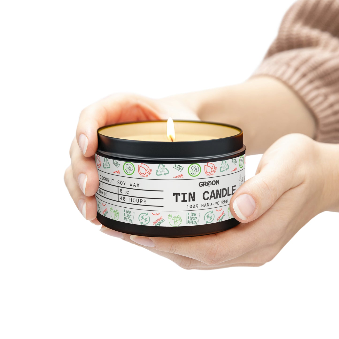 Tin Candles in 4oz and 8oz - Our Green Responsibility