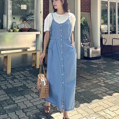 A collection of Dongdaemum Women’s Dresses, encapsulating the charm of Korean fashion.