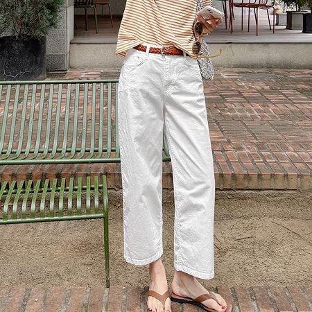An array of Dongdaemum Women’s Pants, embodying the versatility of Korean fashion.