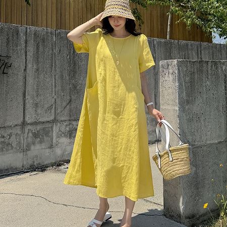 A collection of Dongdaemum Women’s Dresses, encapsulating the charm of Korean fashion.