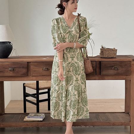 A collection of Dongdaemum Women’s Dresses, encapsulating the charm of Korean fashion.