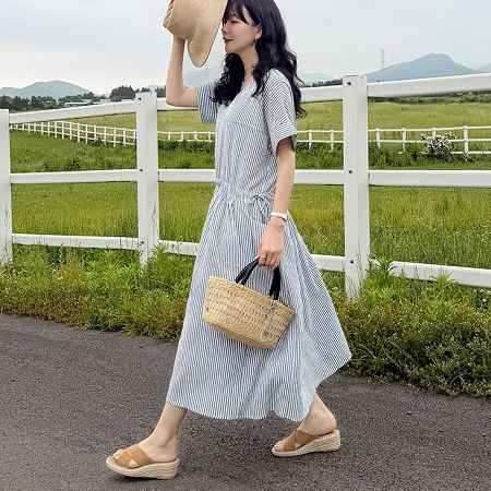A collection of Dongdaemum Women’s Dresses, encapsulating the charm of Korean fashion.