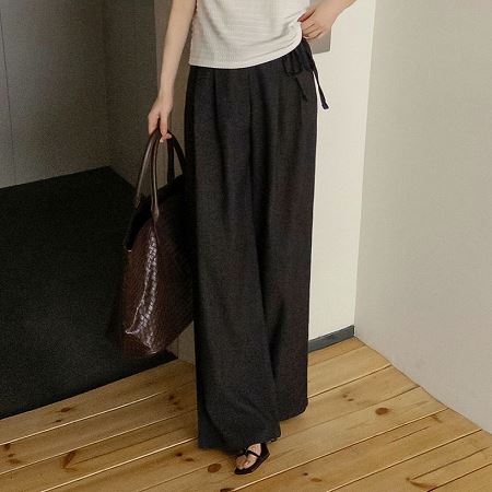An array of Dongdaemum Women’s Pants, embodying the versatility of Korean fashion.