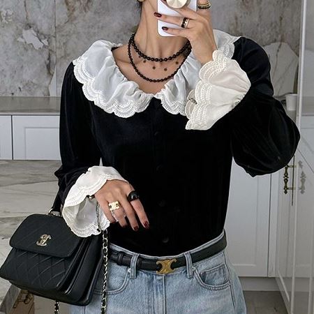 Dongdaemum Women’s Shirts, Tops & T-Shirts, a testament to the elegance and quality of wholesale Korean fashion.