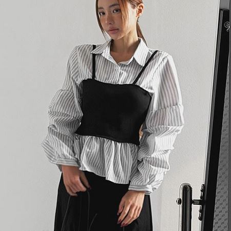 Dongdaemum Women’s Shirts, Tops & T-Shirts, a testament to the elegance and quality of wholesale Korean fashion.