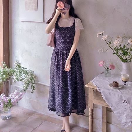 A collection of Dongdaemum Women’s Dresses, encapsulating the charm of Korean fashion.