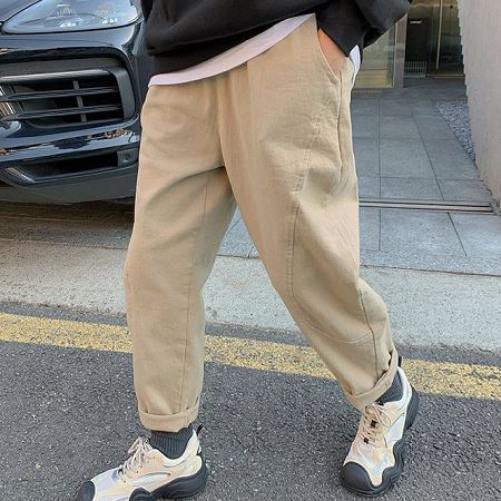 An array of Dongdaemum Women’s Pants, embodying the versatility of Korean fashion.