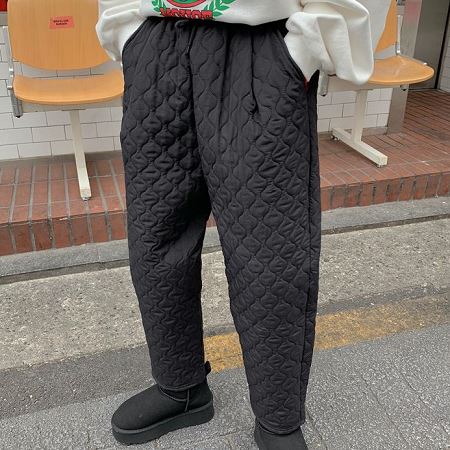 An array of Dongdaemum Women’s Pants, embodying the versatility of Korean fashion.