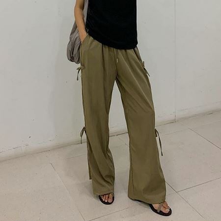 An array of Dongdaemum Women’s Pants, embodying the versatility of Korean fashion.