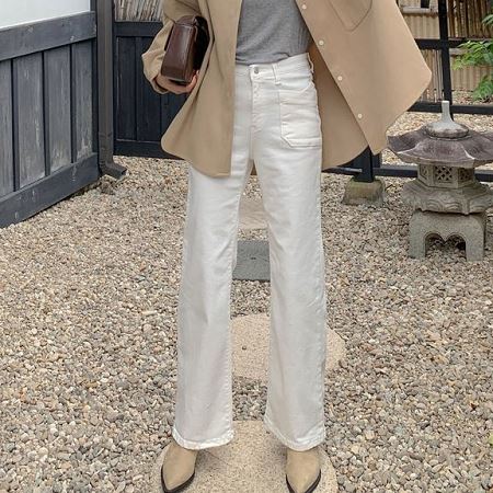 An array of Dongdaemum Women’s Pants, embodying the versatility of Korean fashion.