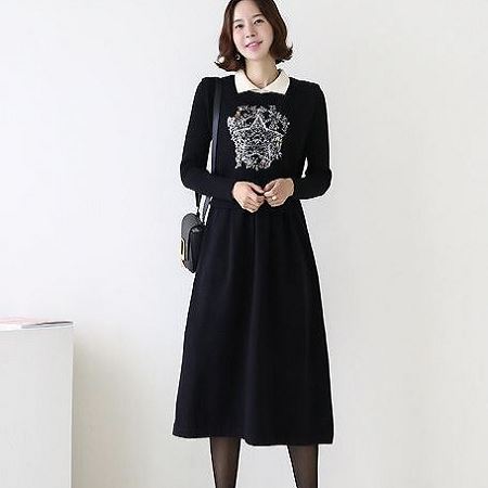 A collection of Dongdaemum Women’s Dresses, encapsulating the charm of Korean fashion.