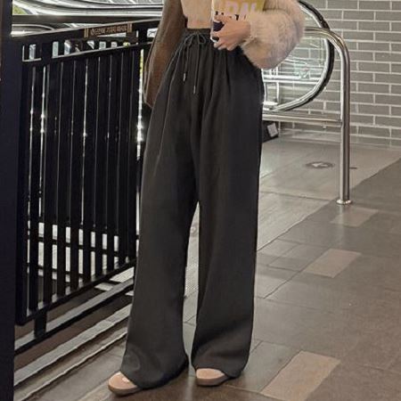 An array of Dongdaemum Women’s Pants, embodying the versatility of Korean fashion.